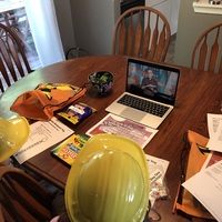 Online and socially distanced church camp